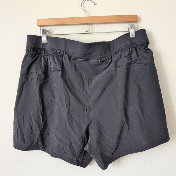 Brooks Running Shorts Men's XL Athletic Casual Outdoor Training Black Lined - Picture 3 of 10